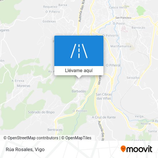 Mapa Rúa Rosales