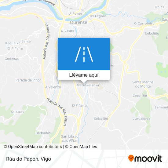 Mapa Rúa do Papón