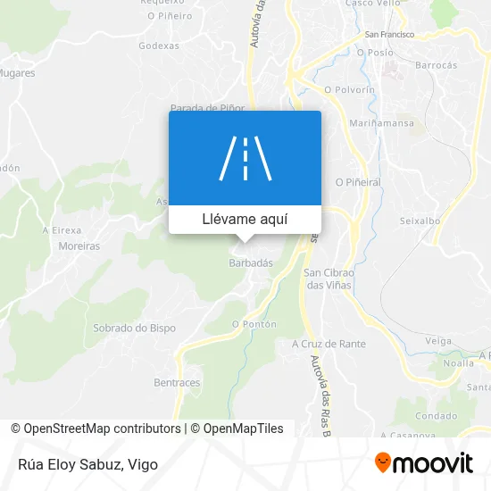 Mapa Rúa Eloy Sabuz