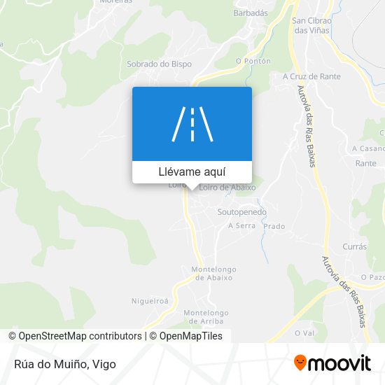 Mapa Rúa do Muiño