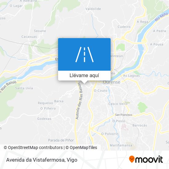 Mapa Avenida da Vistafermosa