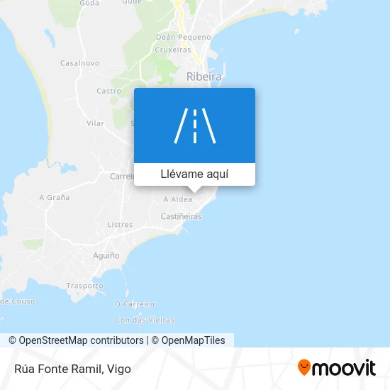 Mapa Rúa Fonte Ramil