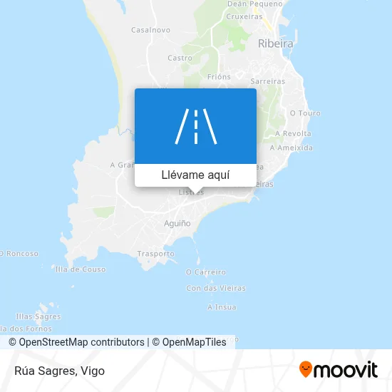 Mapa Rúa Sagres