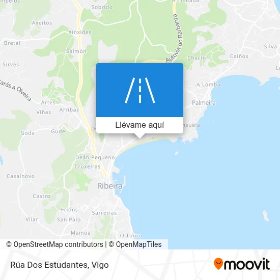 Mapa Rúa Dos Estudantes