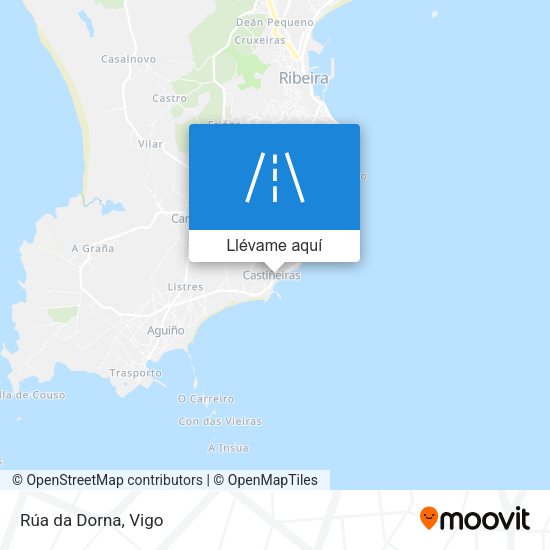 Mapa Rúa da Dorna