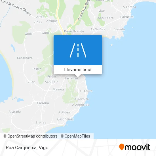 Mapa Rúa Carqueixa