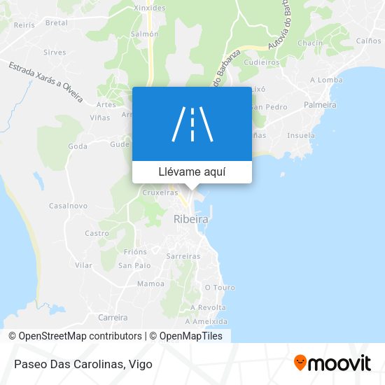 Mapa Paseo Das Carolinas