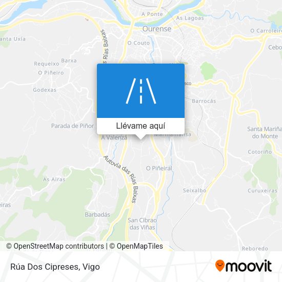 Mapa Rúa Dos Cipreses