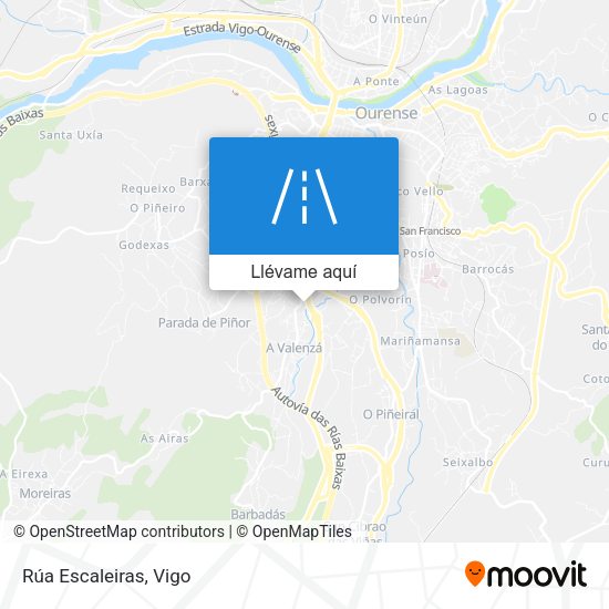 Mapa Rúa Escaleiras