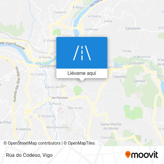 Mapa Rúa do Codeso
