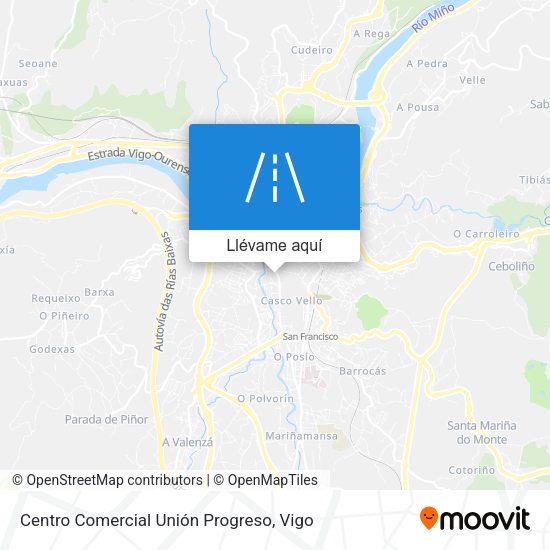 Mapa Centro Comercial Unión Progreso
