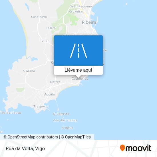 Mapa Rúa da Volta