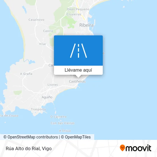 Mapa Rúa Alto do Rial