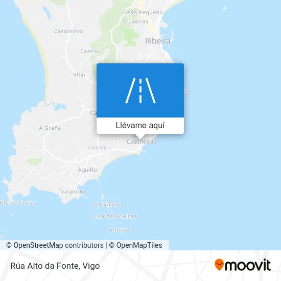 Mapa Rúa Alto da Fonte