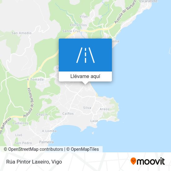 Mapa Rúa Pintor Laxeiro