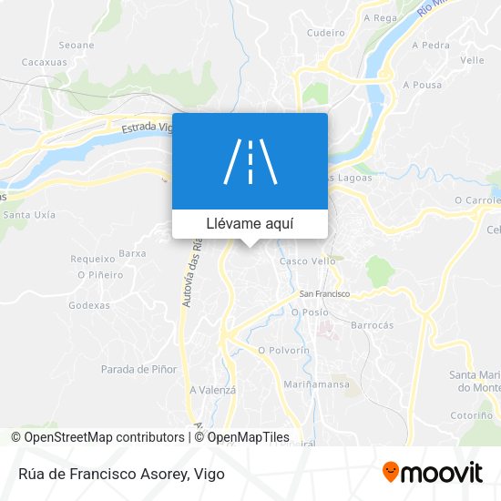 Mapa Rúa de Francisco Asorey