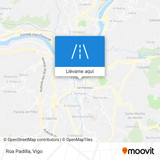 Mapa Rúa Padilla