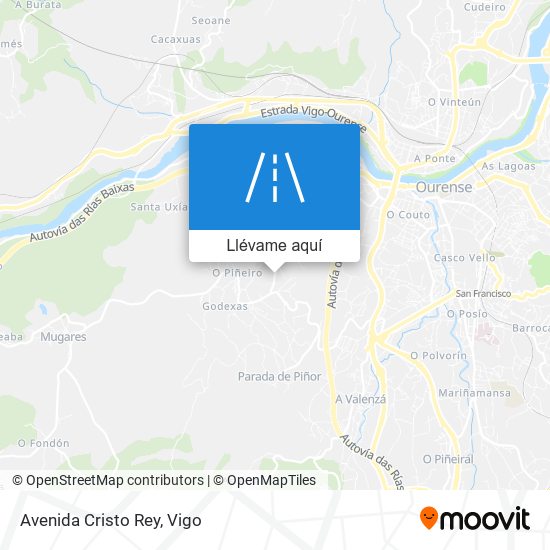 Mapa Avenida Cristo Rey