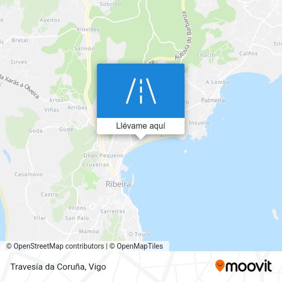 Mapa Travesía da Coruña