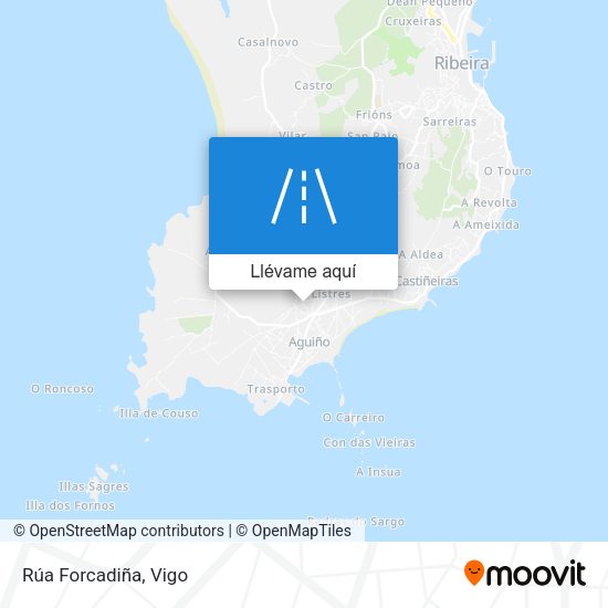 Mapa Rúa Forcadiña