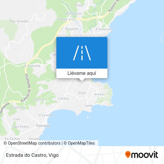 Mapa Estrada do Castro