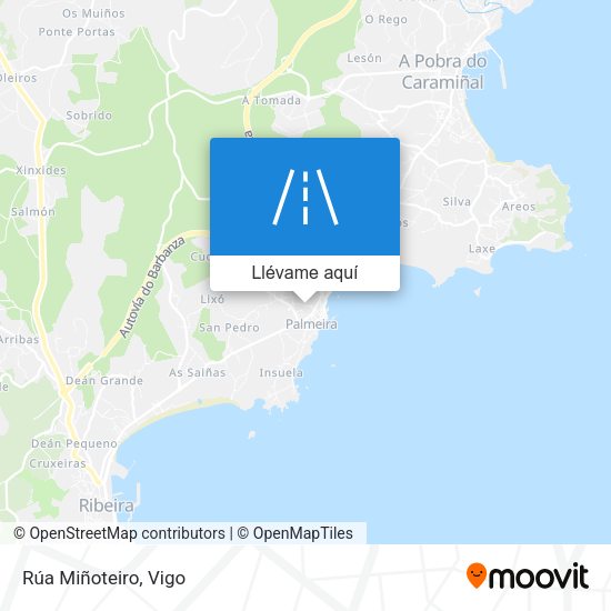 Mapa Rúa Miñoteiro
