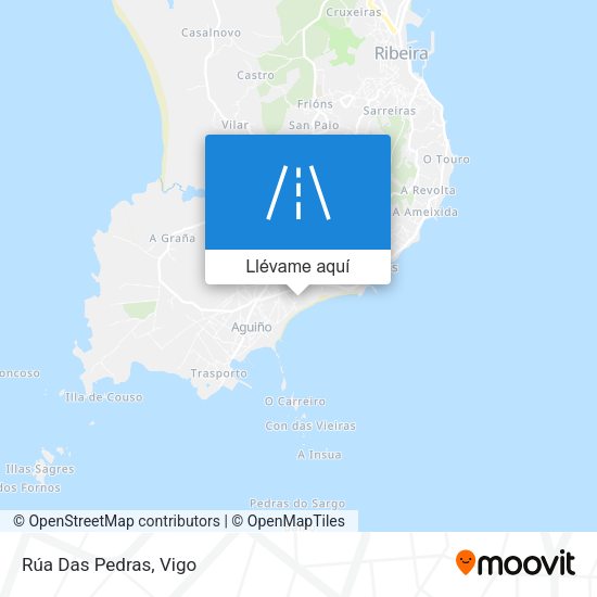 Mapa Rúa Das Pedras