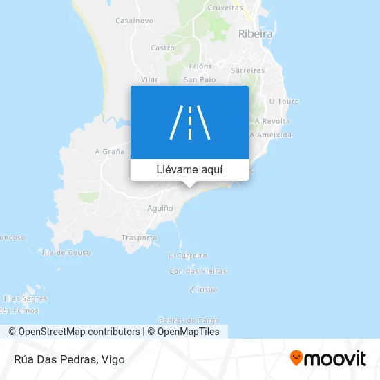 Mapa Rúa Das Pedras