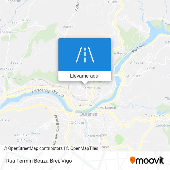 Mapa Rúa Fermín Bouza Brei