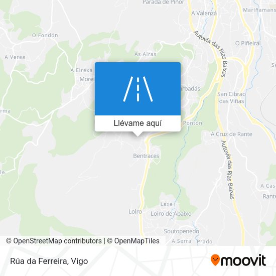 Mapa Rúa da Ferreira