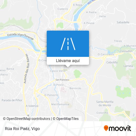 Mapa Rúa Roi Paéz