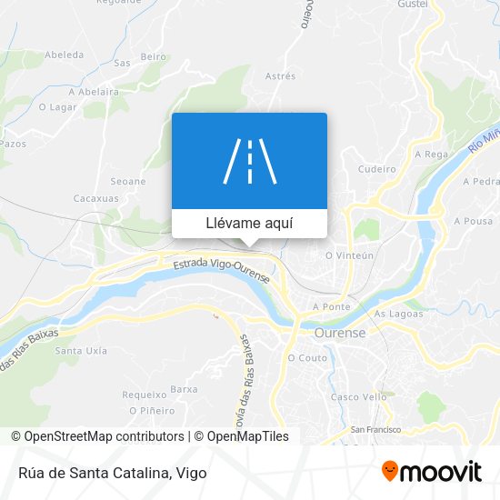 Mapa Rúa de Santa Catalina