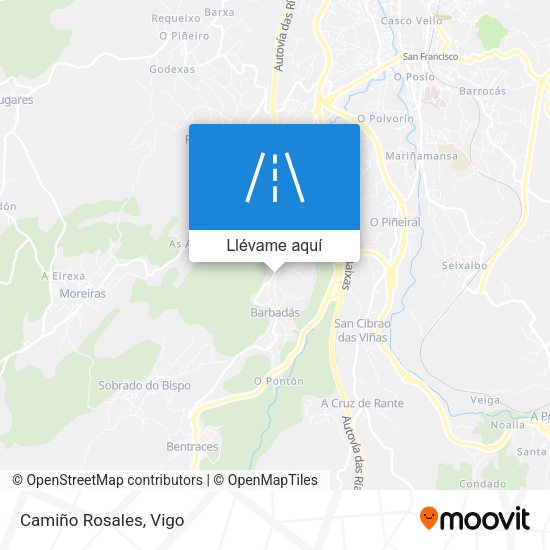 Mapa Camiño Rosales