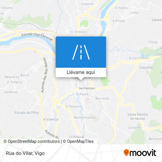 Mapa Rúa do Vilar