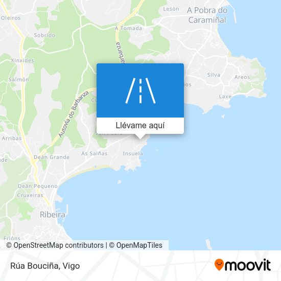 Mapa Rúa Bouciña