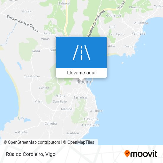 Mapa Rúa do Cordieiro