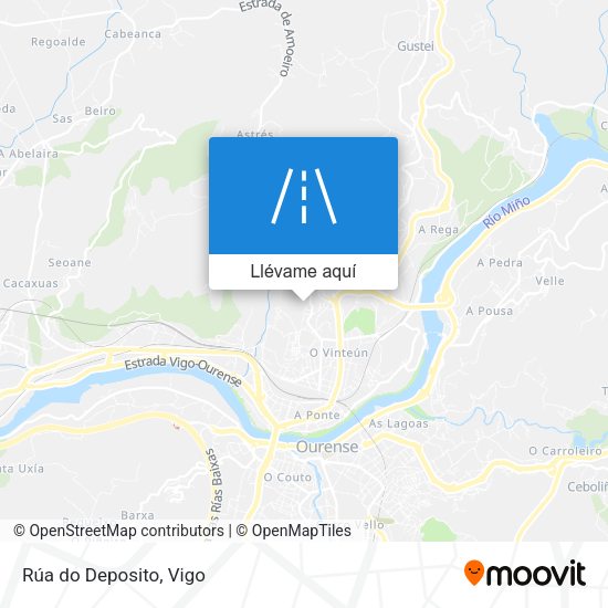 Mapa Rúa do Deposito