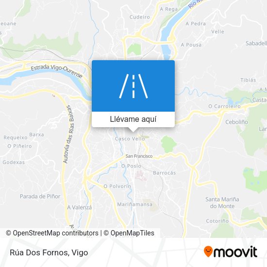 Mapa Rúa Dos Fornos