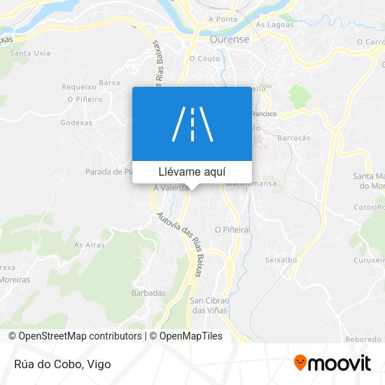 Mapa Rúa do Cobo