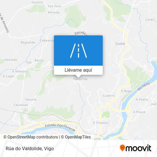 Mapa Rúa do Valdolide