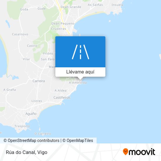 Mapa Rúa do Canal