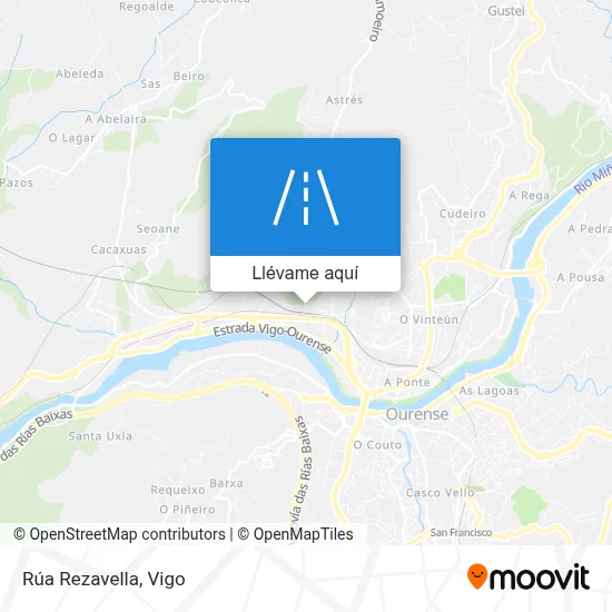 Mapa Rúa Rezavella