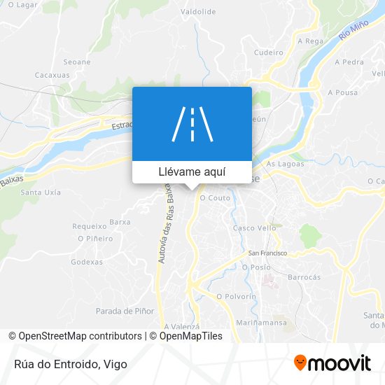 Mapa Rúa do Entroido
