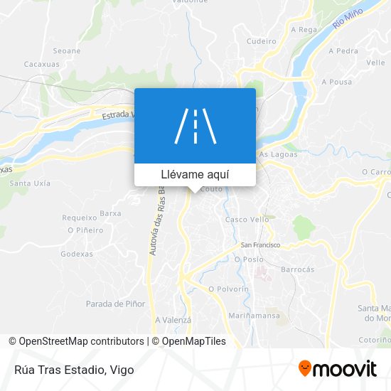 Mapa Rúa Tras Estadio