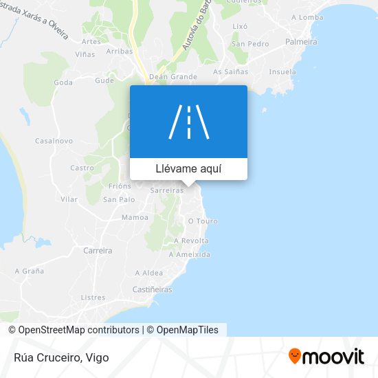 Mapa Rúa Cruceiro