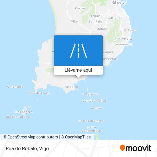 Mapa Rúa do Robalo