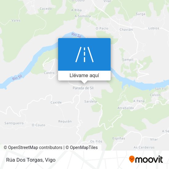 Mapa Rúa Dos Torgas