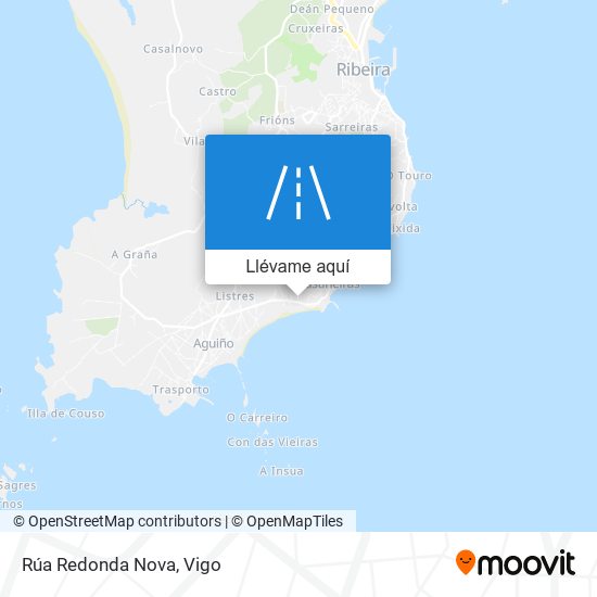 Mapa Rúa Redonda Nova