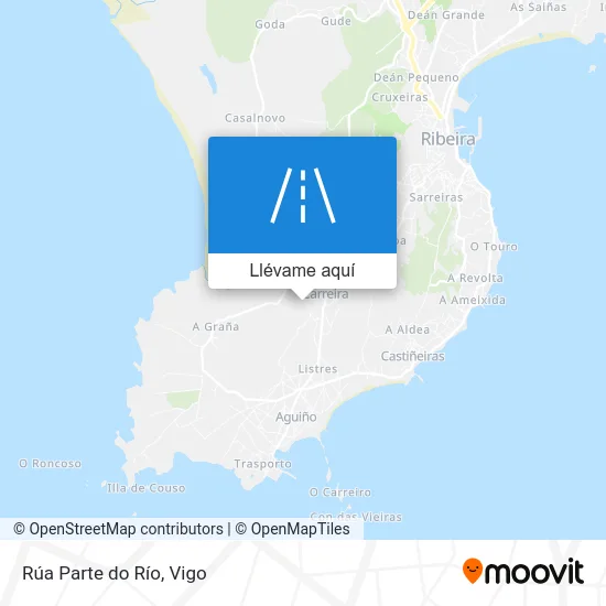 Mapa Rúa Parte do Río