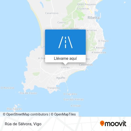 Mapa Rúa de Sálvora